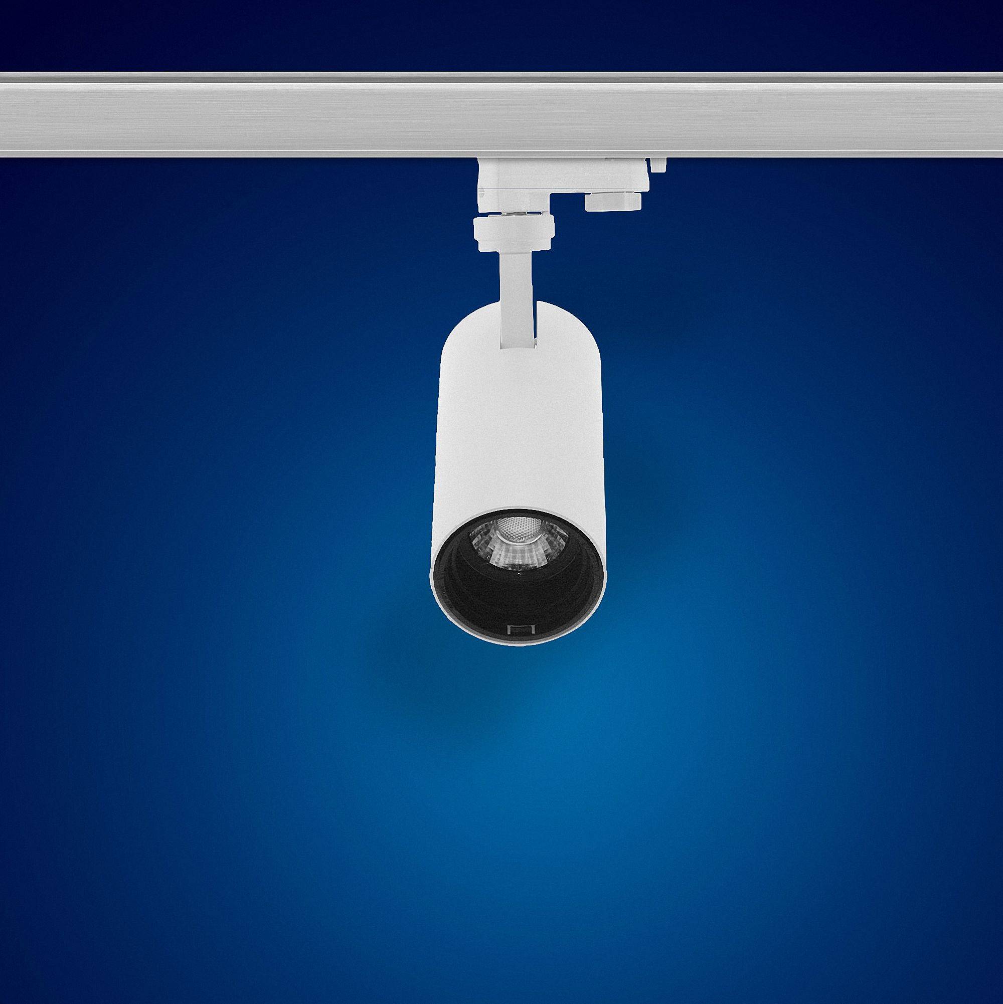 LED 3 Phasen Strahler 20W S27W Warmweiss für Schienensystem-1