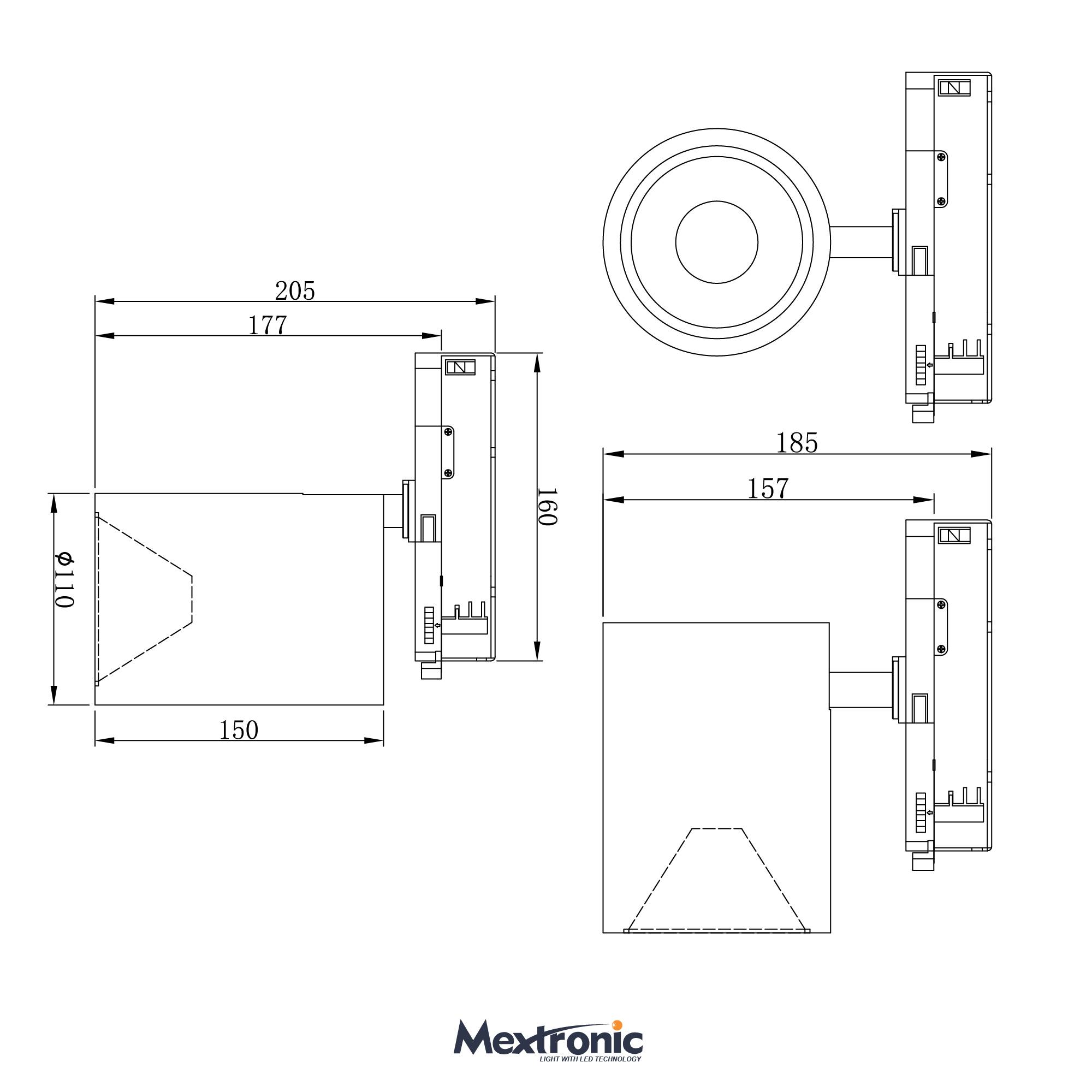 LED 3 Phasen Strahler 38W Cilo B-D38 Neutralweiß für Schienensystem-4