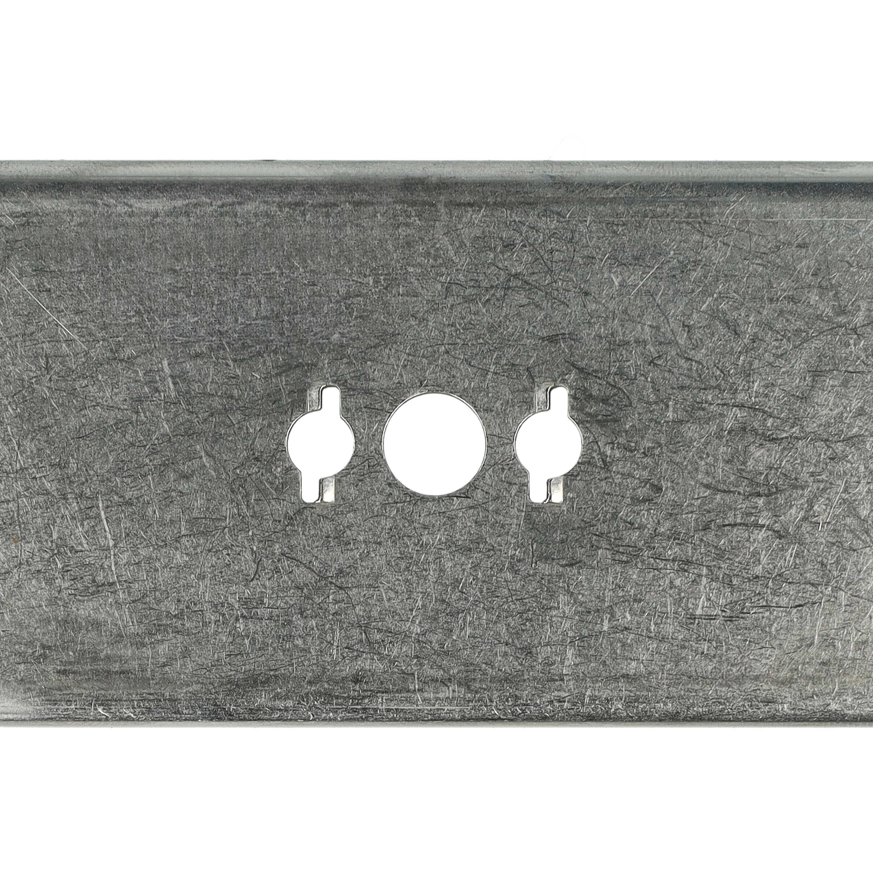 vhbw Ersatz-Messer kompatibel mit Robomow 22AXDAAA619 | 22AXBA-A619, 22AXBB-A619 Rasenmäher - Ersatzklinge Silber-3
