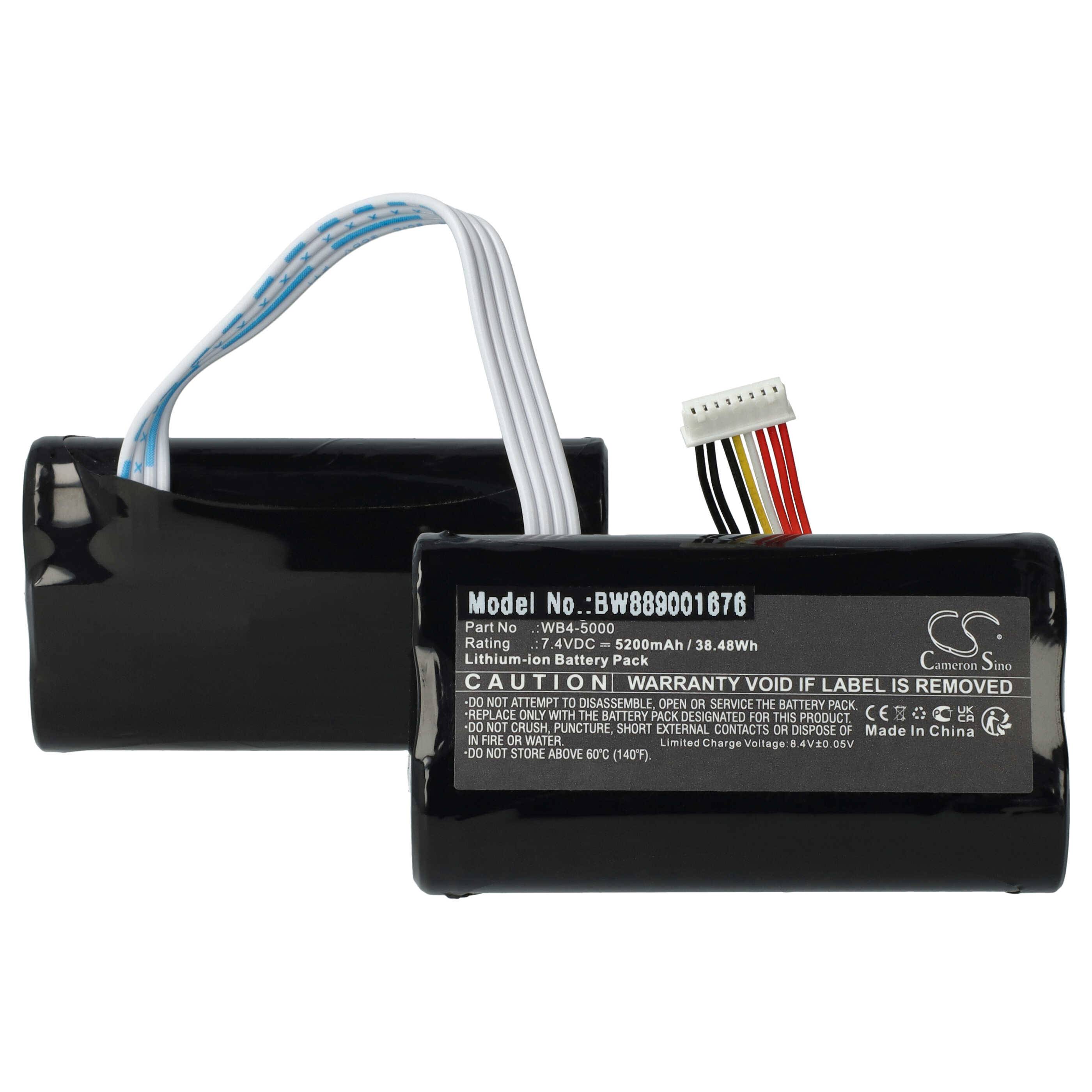 vhbw Akku kompatibel mit DJI Mavic 2 | 2 Pro Drohne Controller (5200 mAh, 7,4 V, Li-Ion)-0