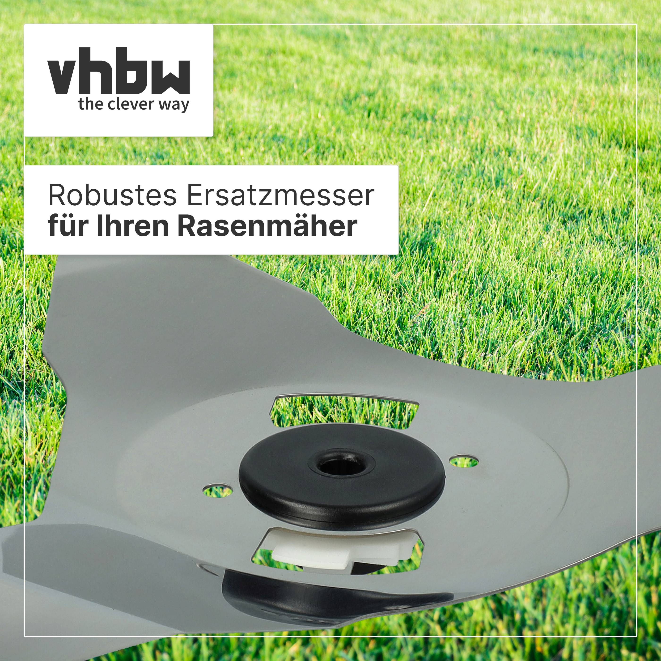vhbw Ersatz-Messer Ersatz für Robowow MRK7003A | 7290014674189 für Rasenmäher - Ersatzklinge Silber, Edelstahl-1