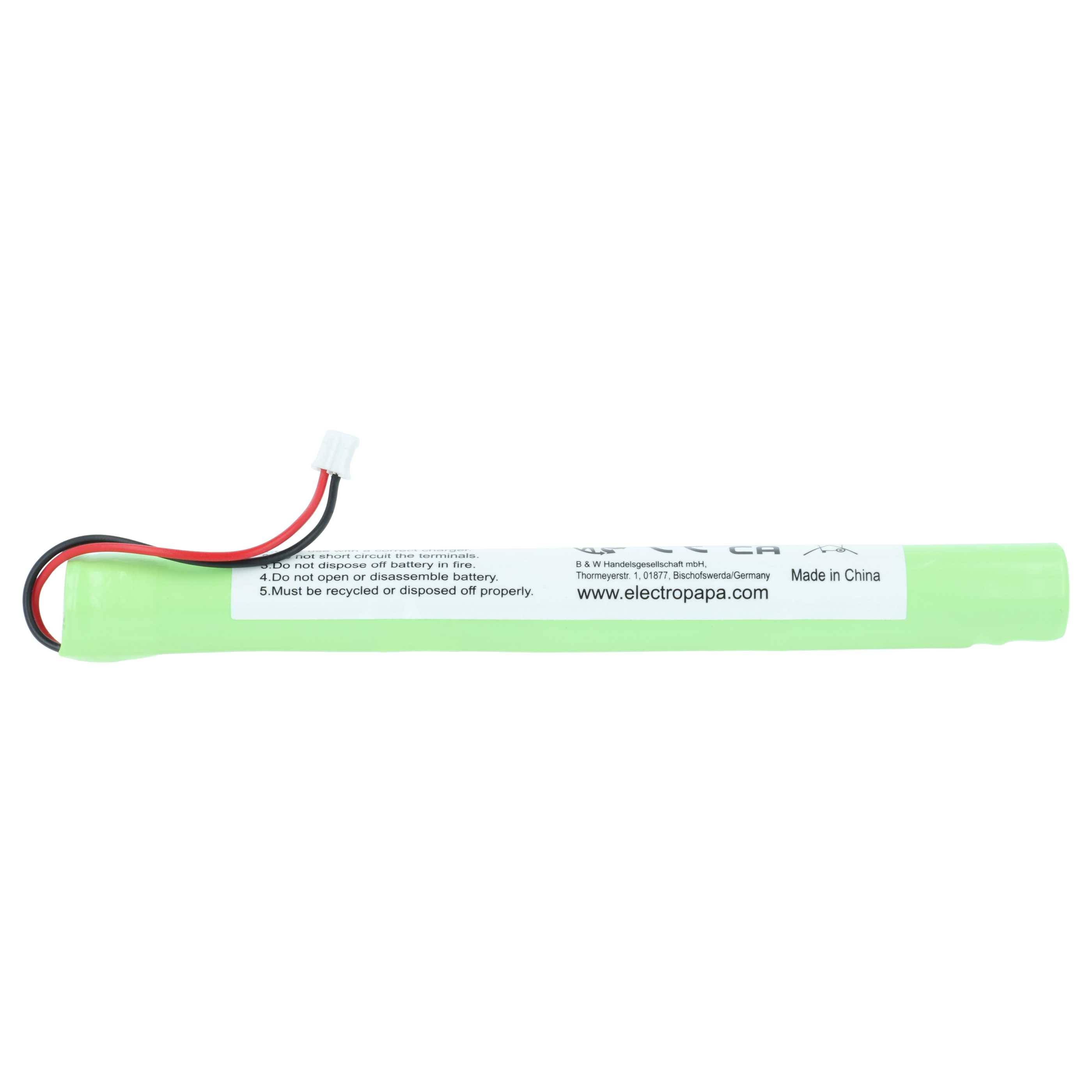 vhbw Akku Ersatz für Casio HHR-21HL3G1B | HHR-21HL3G1C, HHR-21H3G1B für Barcodescanner POS (2000 mAh, 3,6 V, NiMH)-2
