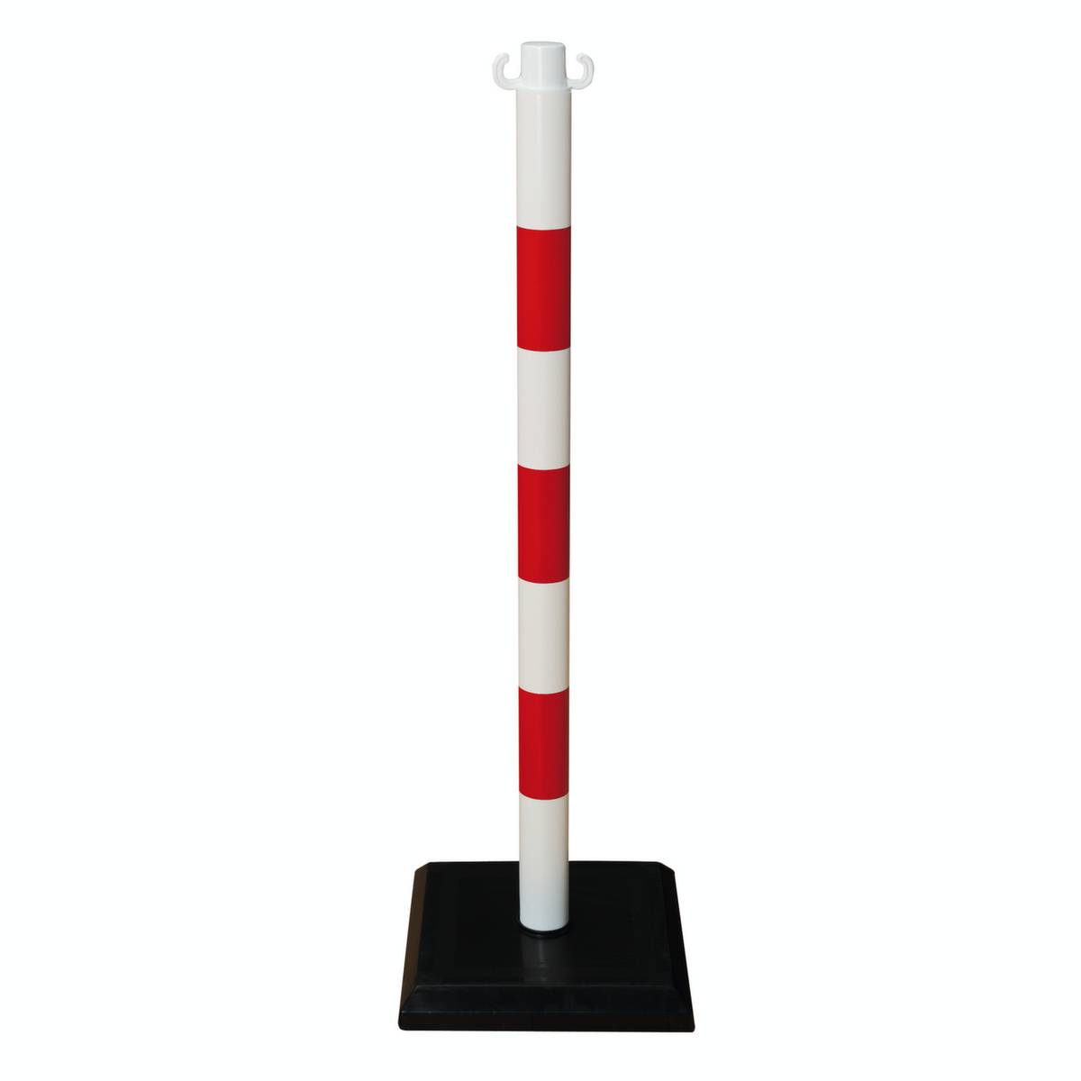 GUARDA-Plus Ketten-Warnständer SET, rot-weiß, aus robustem Kunststoff mit schwer-4