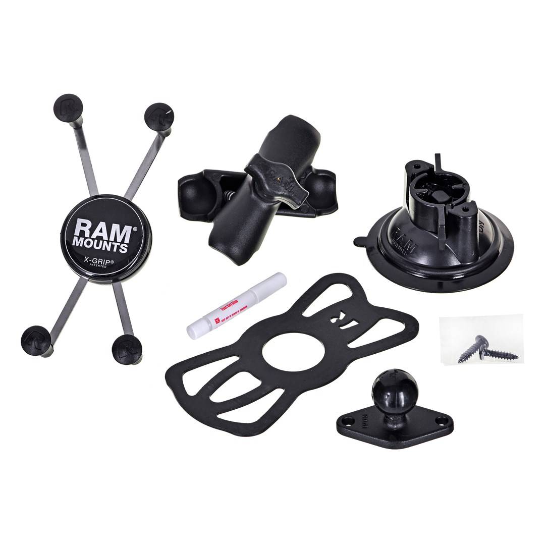 Ram Mounts RAM-B-166-UN10U, Handy/Smartphone, Fahrrad / Auto, Schwarz-6