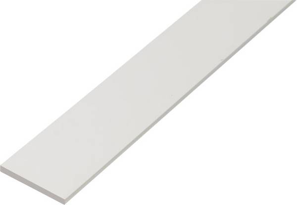 Flachstange KST,weiß,30x3/2m