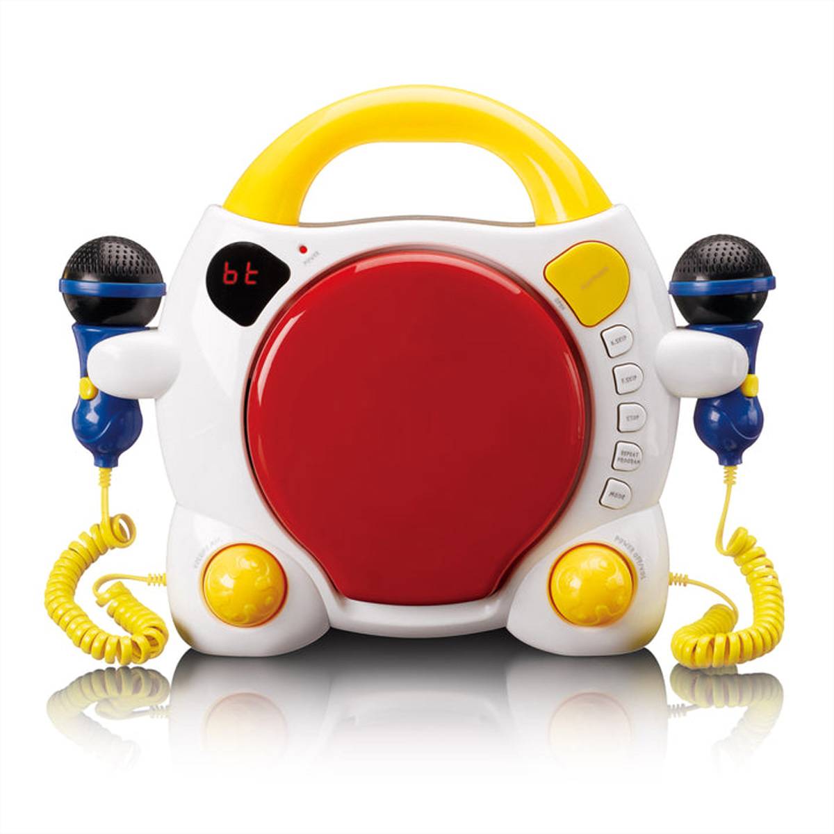 Lenco Portabler CD player KCD-011KIDS, BT, inkl. 2x Mikrofonen-0