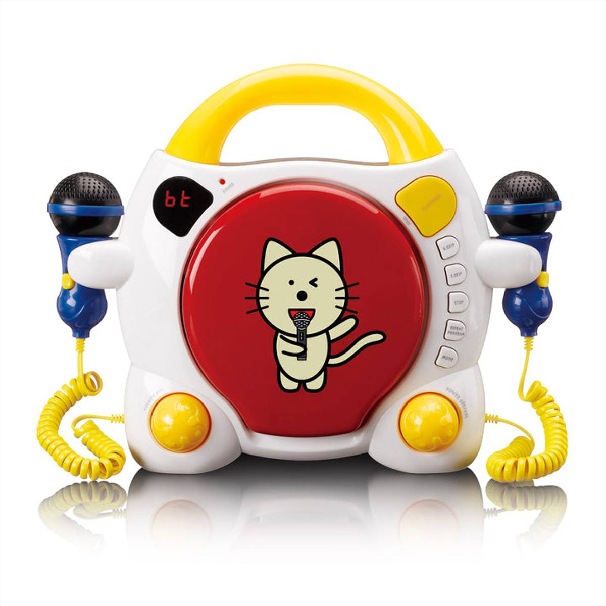 Lenco Portabler CD player KCD-011KIDS, BT, inkl. 2x Mikrofonen-1