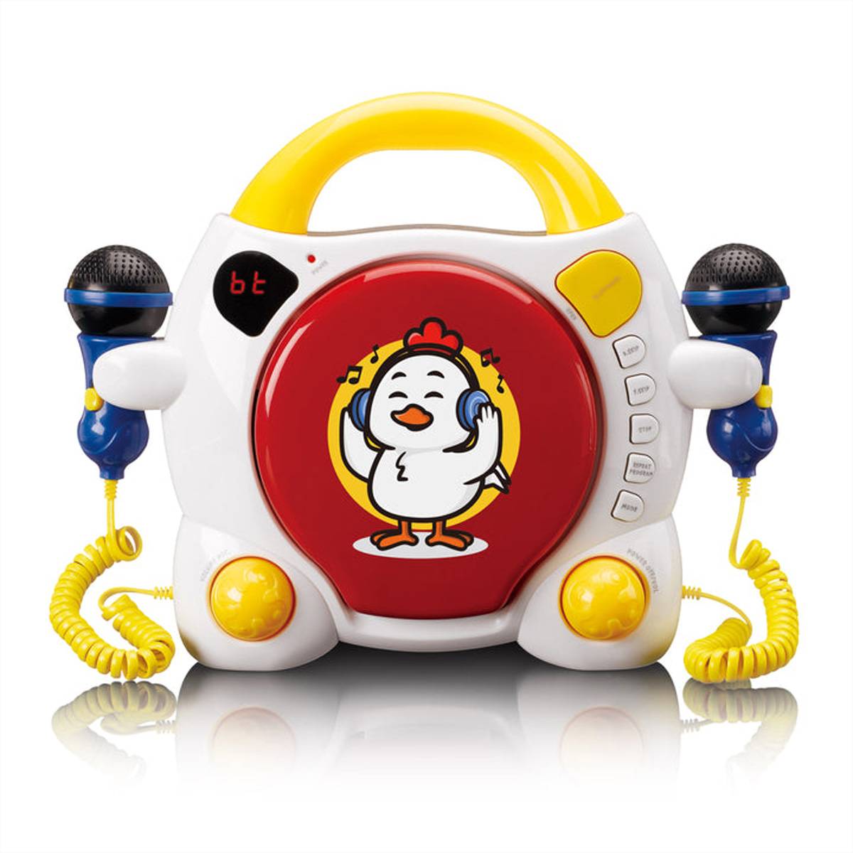 Lenco Portabler CD player KCD-011KIDS, BT, inkl. 2x Mikrofonen-2