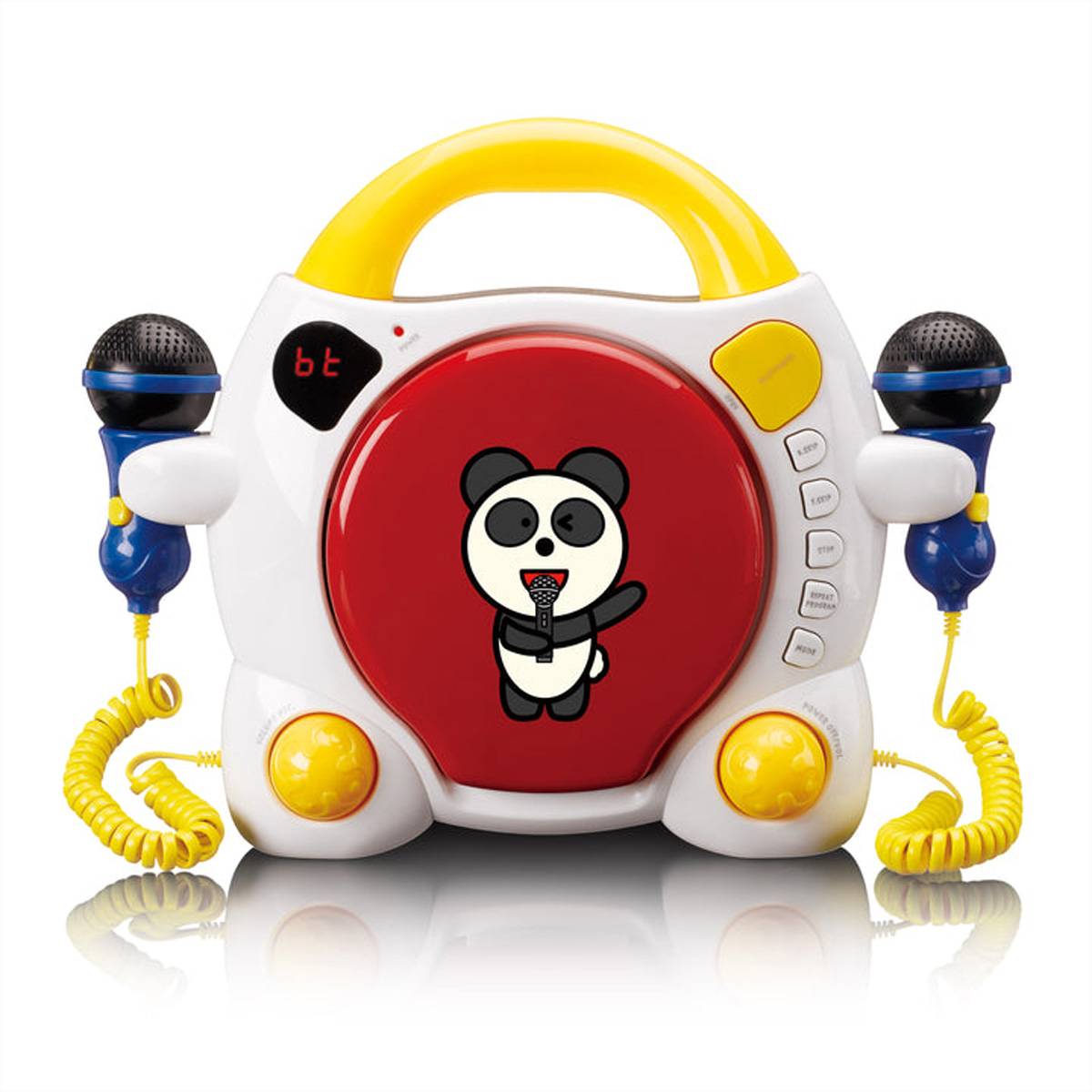 Lenco Portabler CD player KCD-011KIDS, BT, inkl. 2x Mikrofonen-3