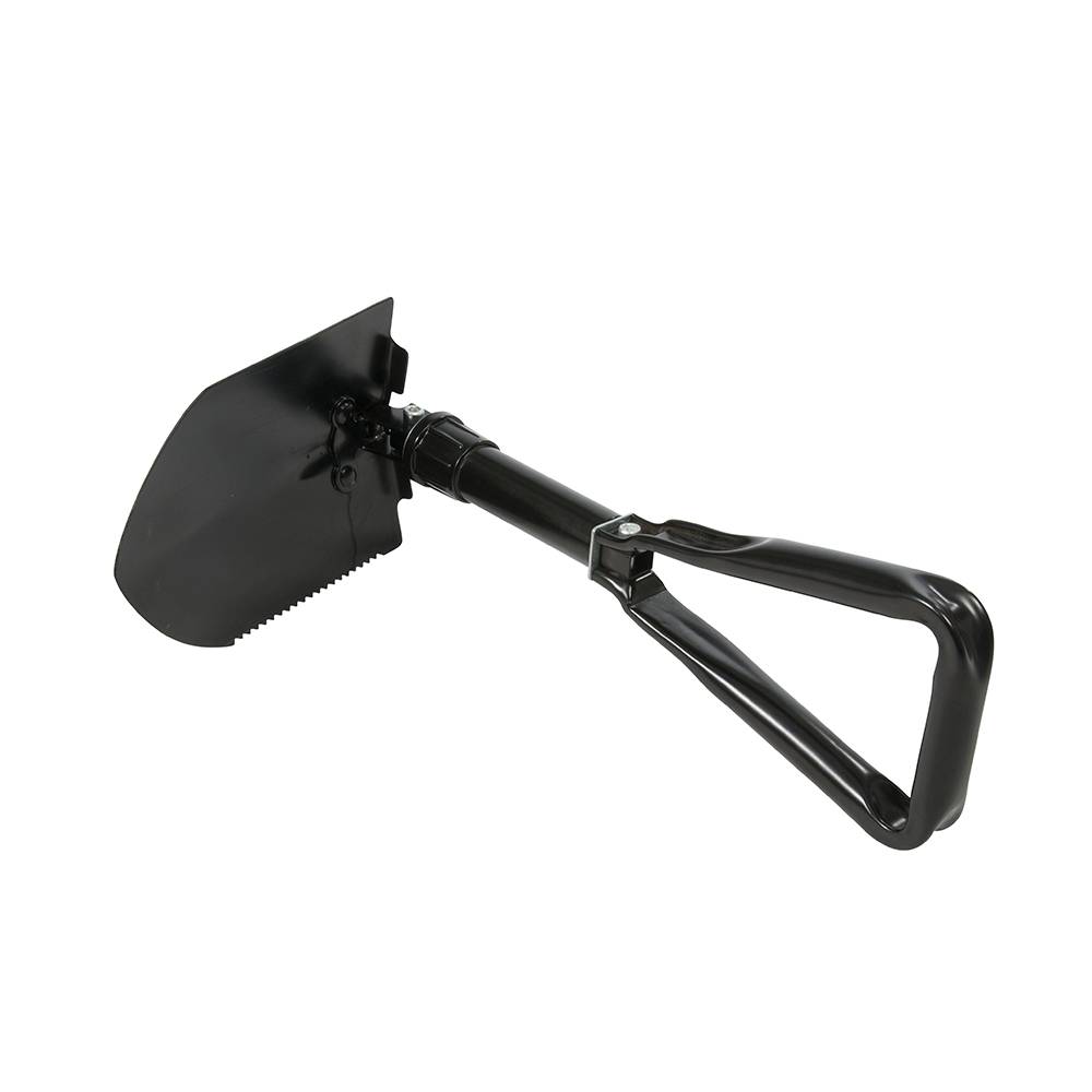 Klappspaten 580mm schwarz inkl. Tragetasche-2