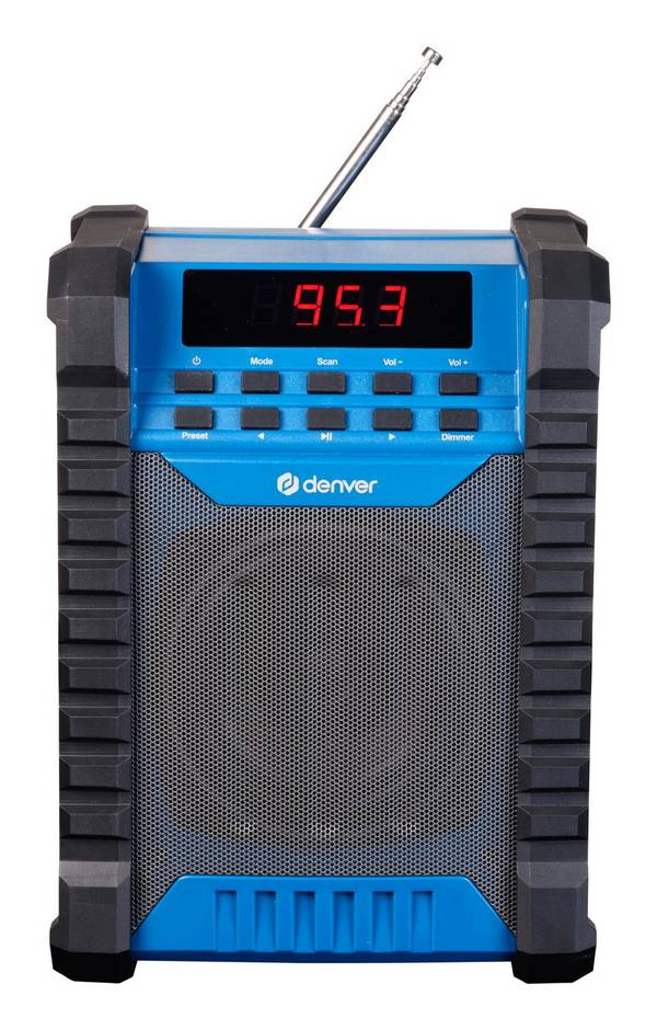 INTER SALES - DENVER WRB-60 - Baustellenradio - 100 Watt