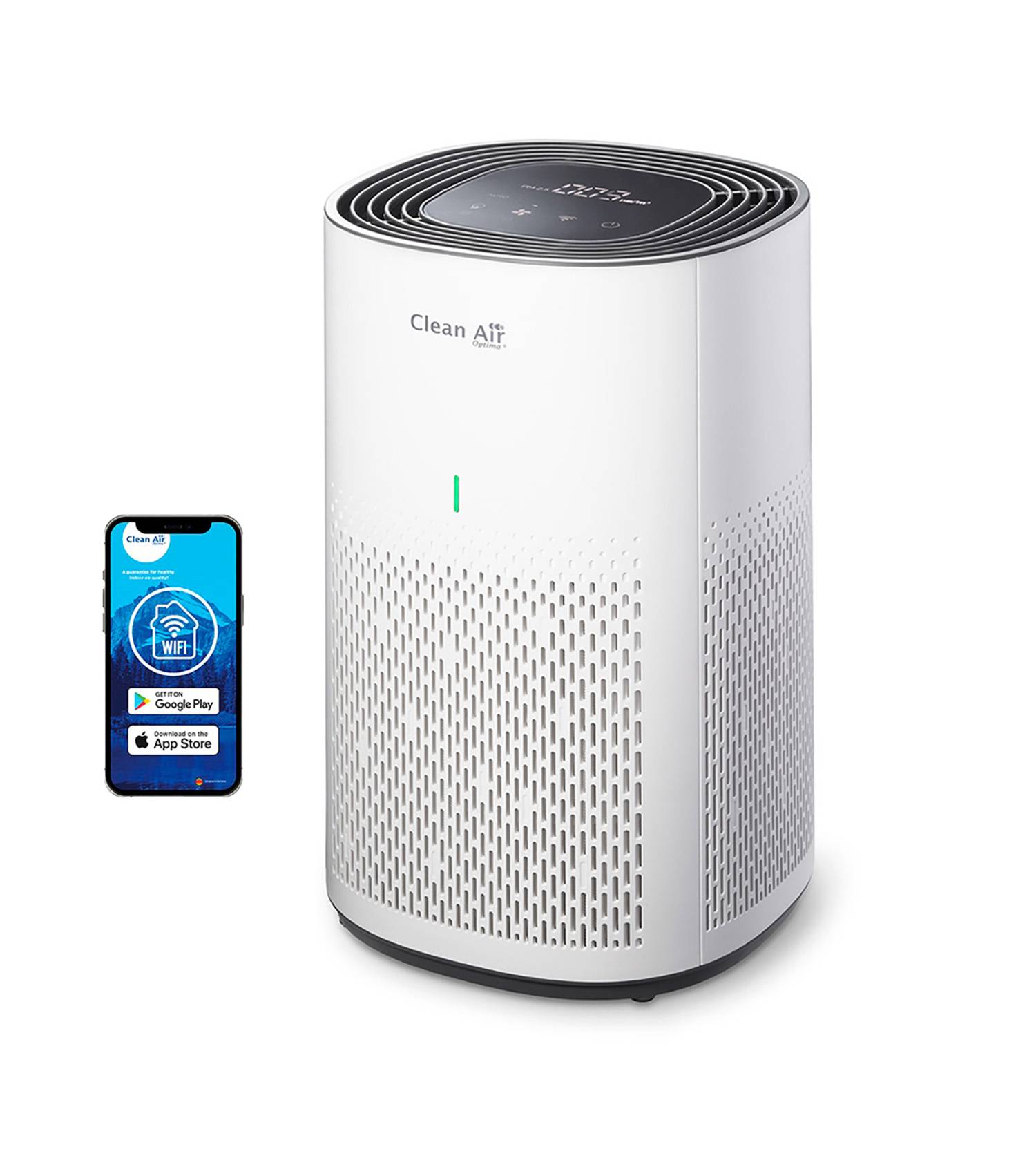 Clean Air Optima CA-505 Smart - Intelligenter HEPA LED Ionisator Luftreiniger - Geeignet für Räume bis: 50m² / 125m³-0
