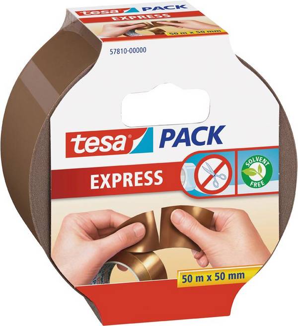 tesapack 50m x 50mm 57810 braun