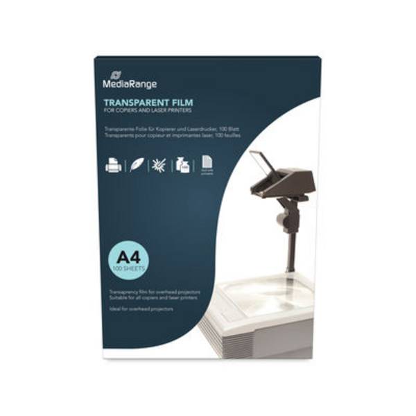 MEDIARANGE Over Head Projector Film A4 Dual Side Coated 100x MRINK160 - Folie - A4