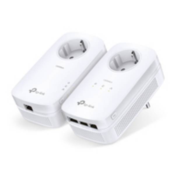TP-Link AV1300-Gigabit-Powerline-Adapter KIT mit Steckdose Multimedia-Technik Powerline
