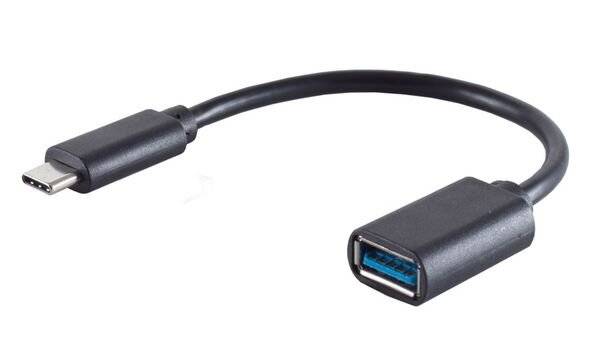 Adapter, USB 3.0 Typ C Stecker / USB A Buchse, OTG-1