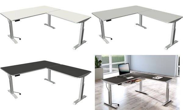 kerkmann Sitz-Steh-Schreibtisch mit Anbau Move Professional (71401419)-0