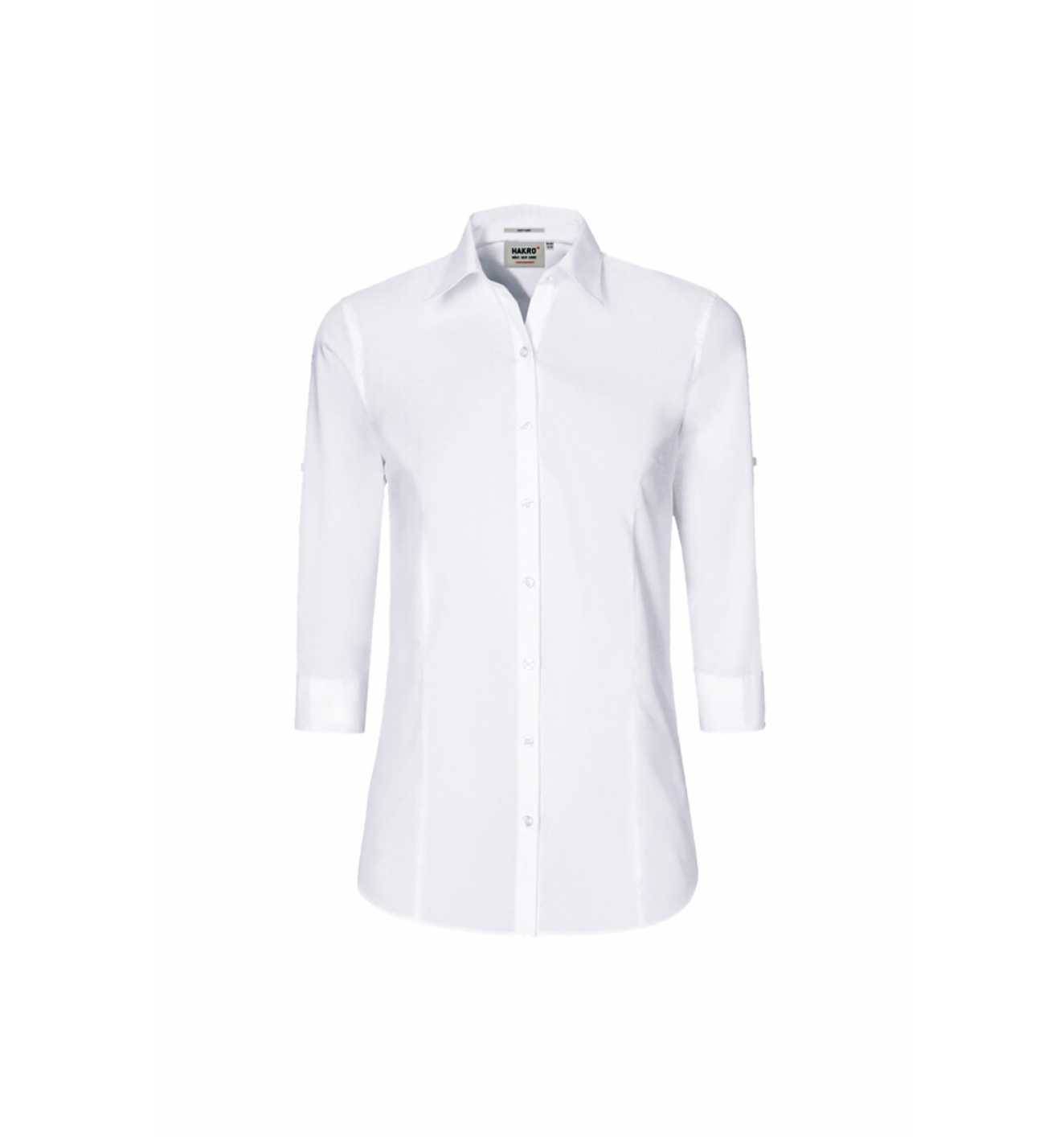 HAKRO Damen Bluse 3/4 Arm Vario Performance #120 Gr. 2XL weiß
