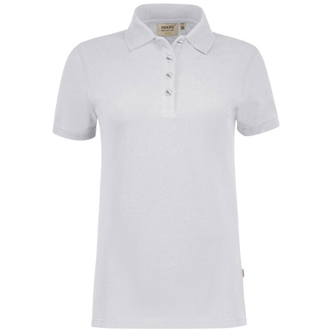 HAKRO Damen Poloshirt Bio-Baumwolle weiß, 5XL
