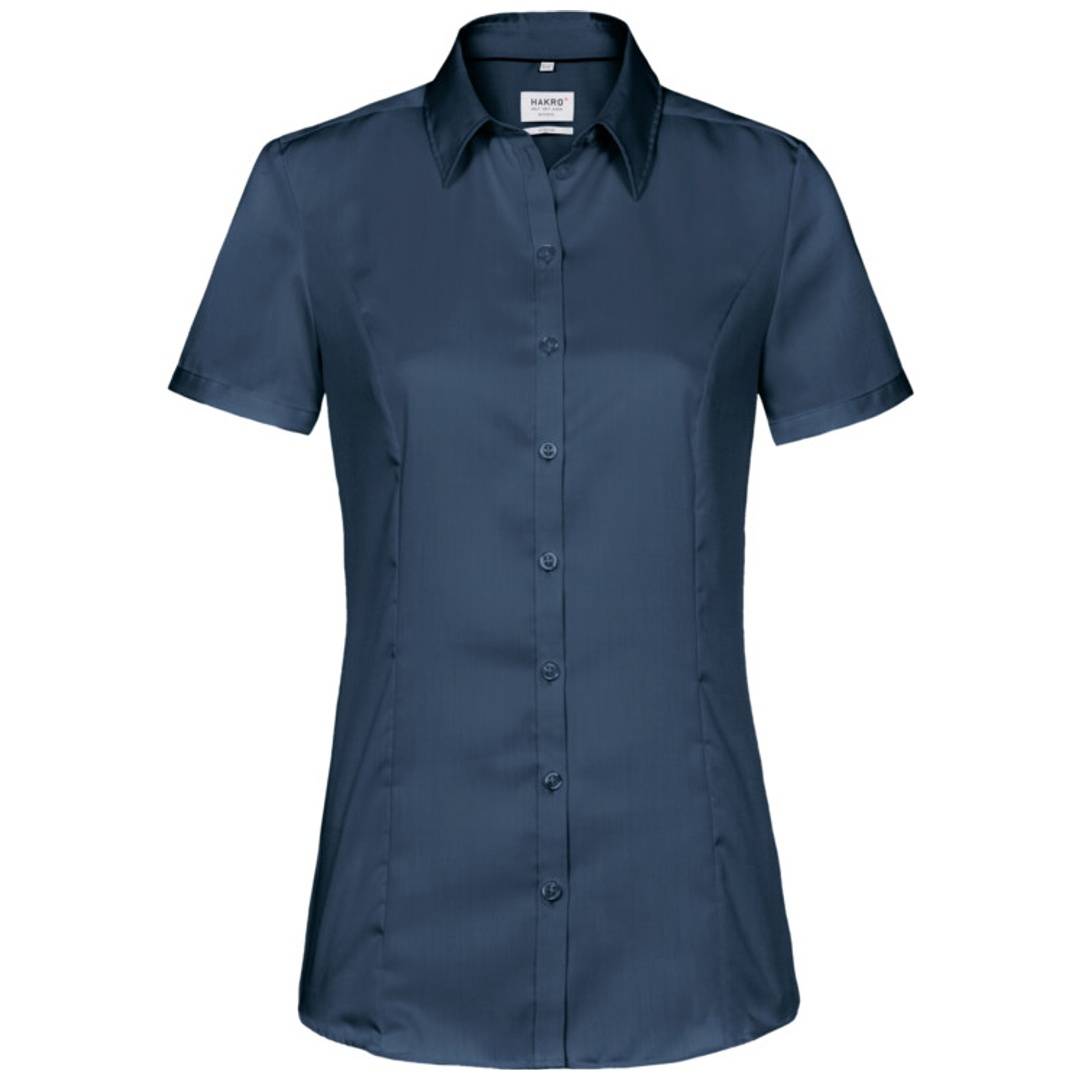 HAKRO Hakro Damen Bluse Business 1/2 Arm #112 Gr. M marine-0