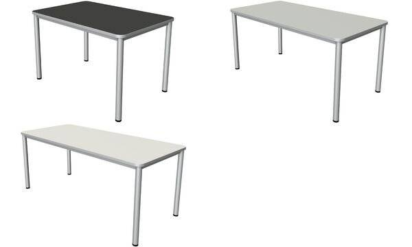 Schreibtisch Prime 120x80cm weiß-2