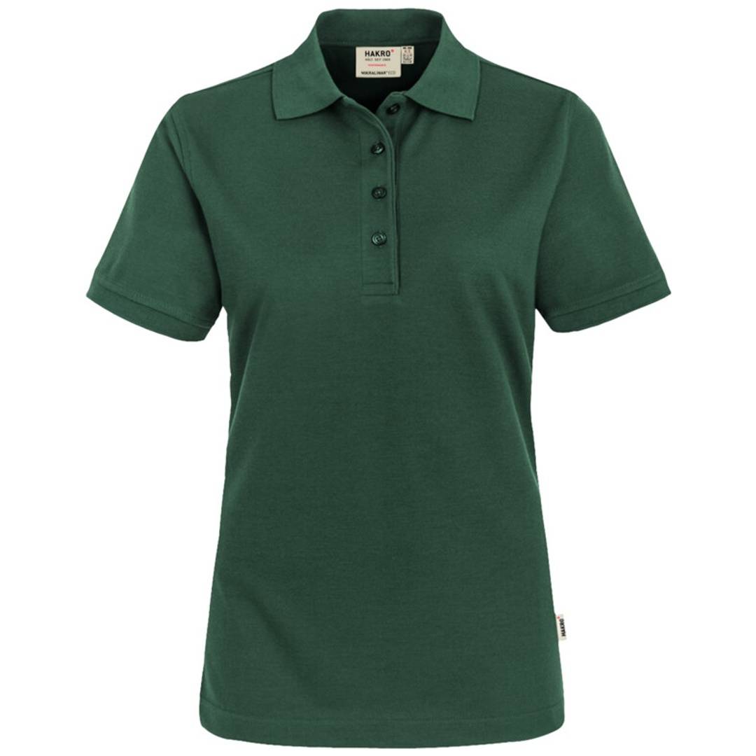 HAKRO Damen Poloshirt MIKRALINAR® ECO 369 tanne 5XL-0