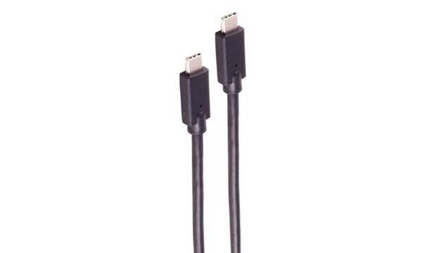USB-C Verbindungskabel, USB Kabel Typ-C Stecker auf Typ C Stecker, 3.2 Gen 2x2, 100W, 0,25m-3