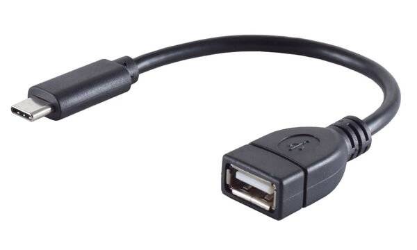 Adapter, USB-Typ C-Stecker/ USB 2.0 A Buchse, OTG-1