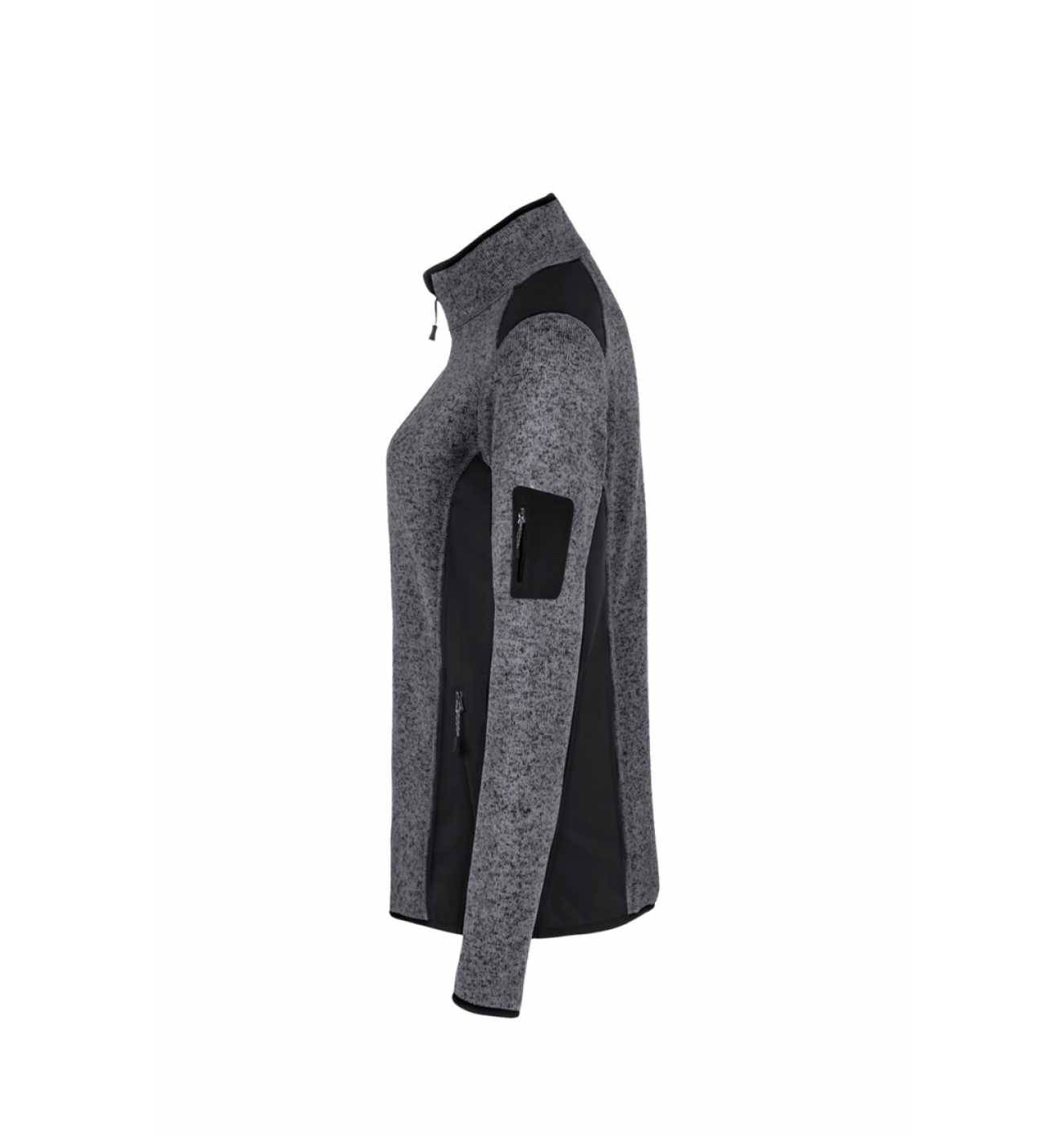 HAKRO Hakro Strickfleecejacke Damen #236 Churchill Gr. XS anthrazit-meliert-1