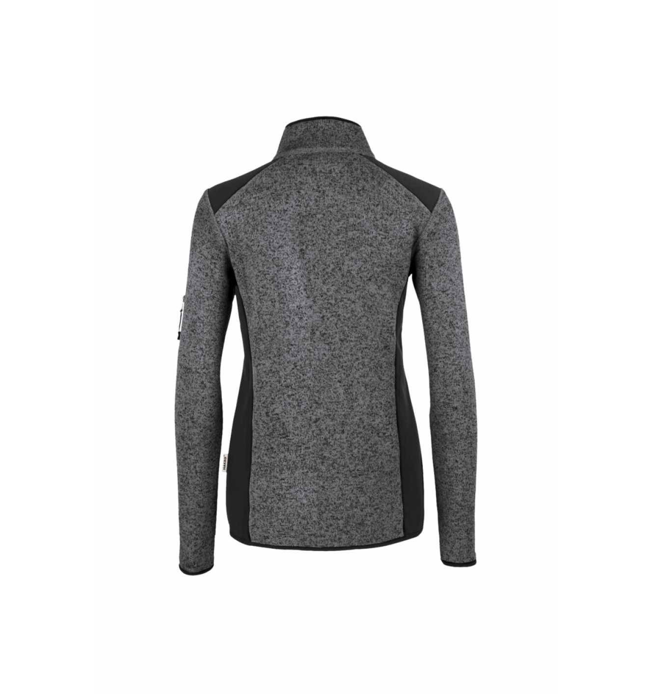 HAKRO Hakro Strickfleecejacke Damen #236 Churchill Gr. XS anthrazit-meliert-2