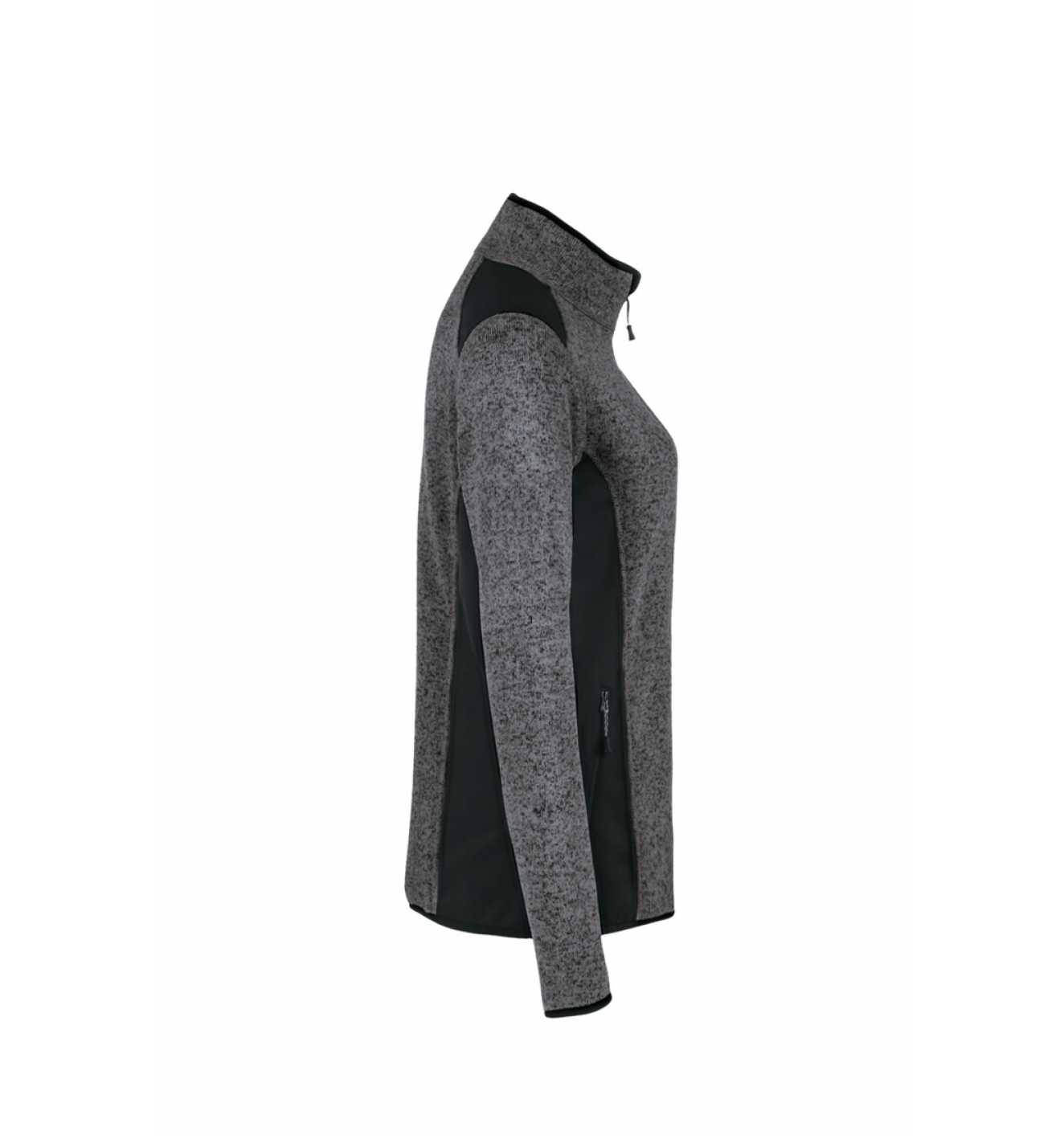 HAKRO Hakro Strickfleecejacke Damen #236 Churchill Gr. XS anthrazit-meliert-3