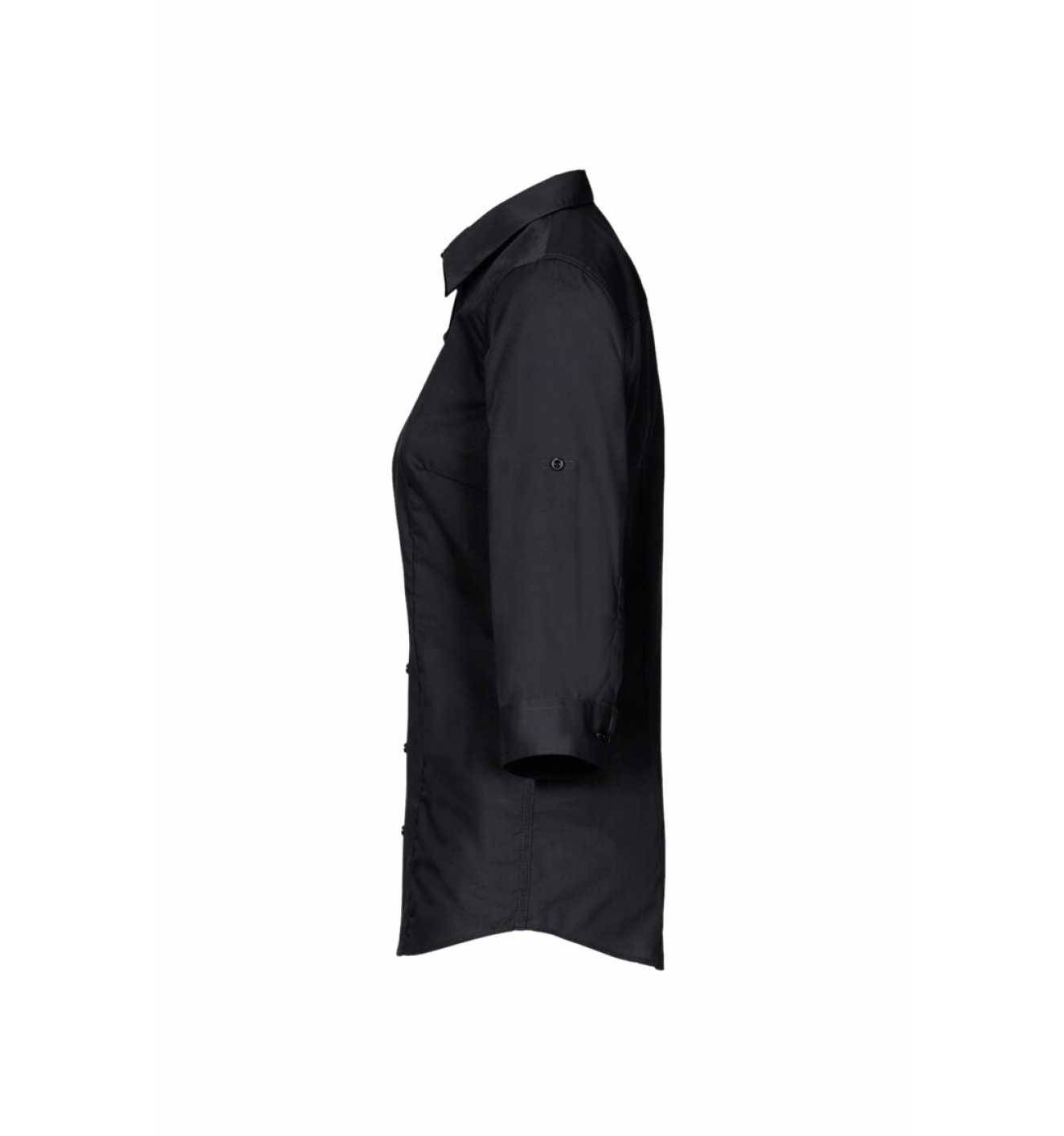 HAKRO Damen Bluse 3/4 Arm Vario Performance #120 Gr. L schwarz-1