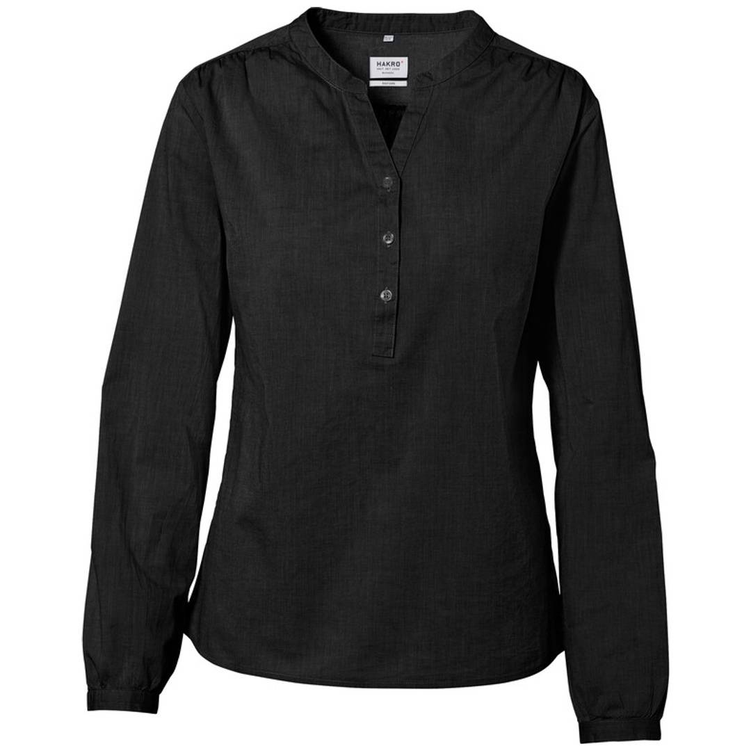 HAKRO Hakro Damen Tunika Bluse Stretch RF #113 Gr. 2XL schwarz-0