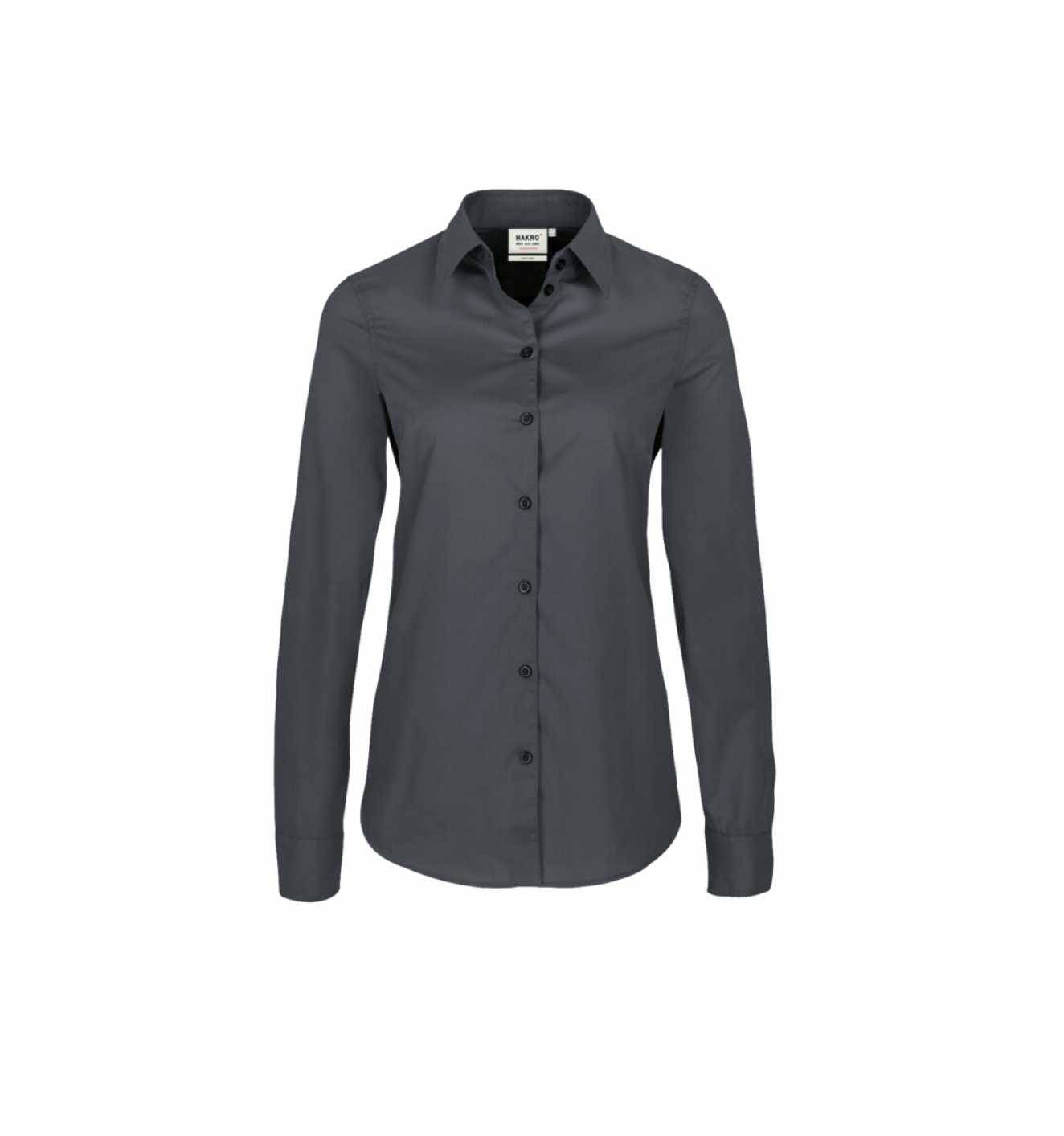 HAKRO Hakro Damen Bluse Performance #121 Gr. 6XL anthrazit-0