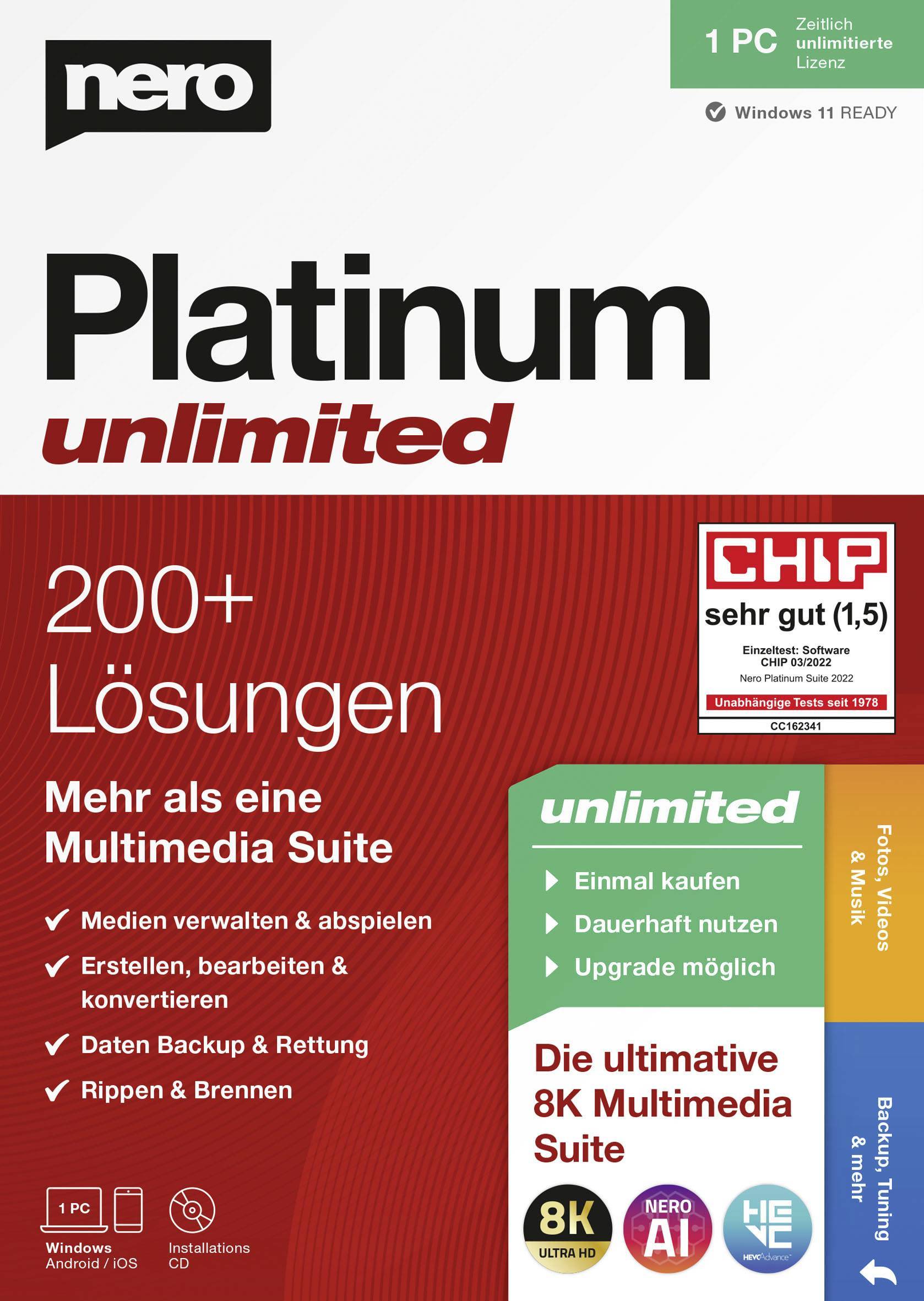Nero Platinum Unlimited Multimedia-Technik Software-0