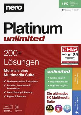 Nero Platinum Unlimited Multimedia-Technik Software