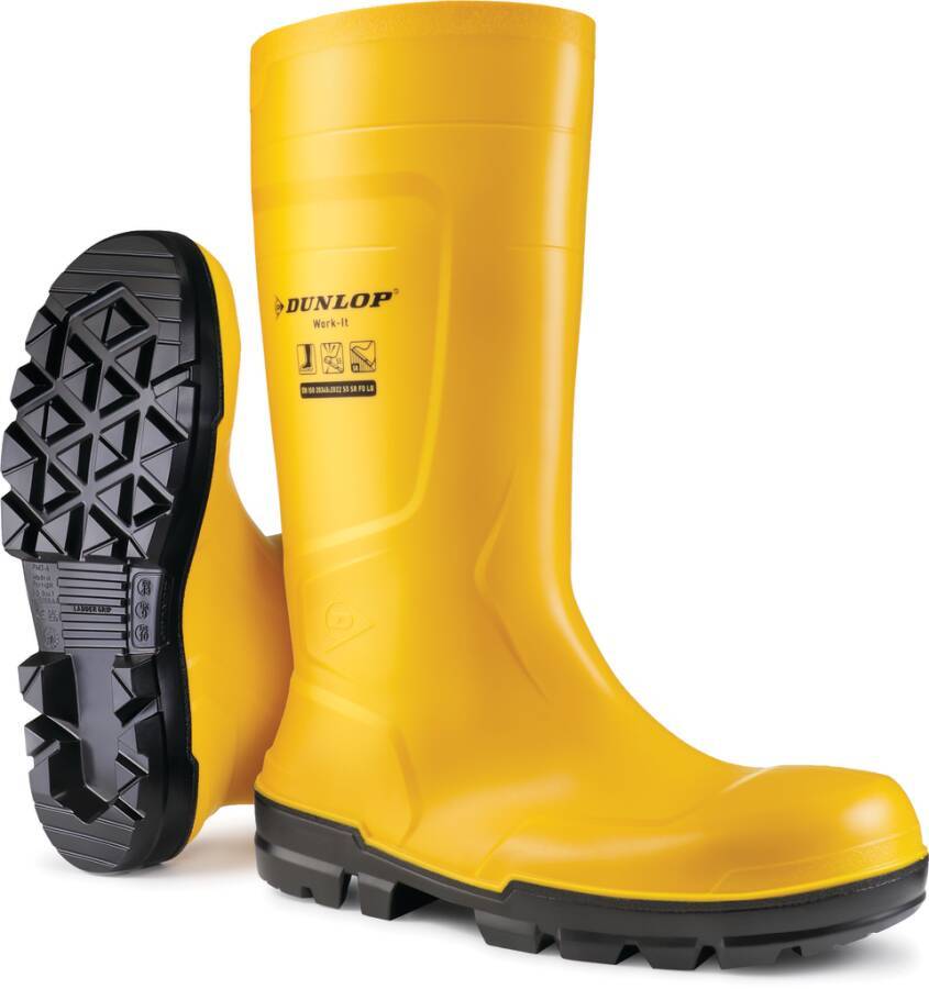 Sicherheitsstiefel S5 Dunlop® Work-It full safety 103339-39 Größe 39 Farbe gelb Typ Stiefel Modell Work-It full safety S-0