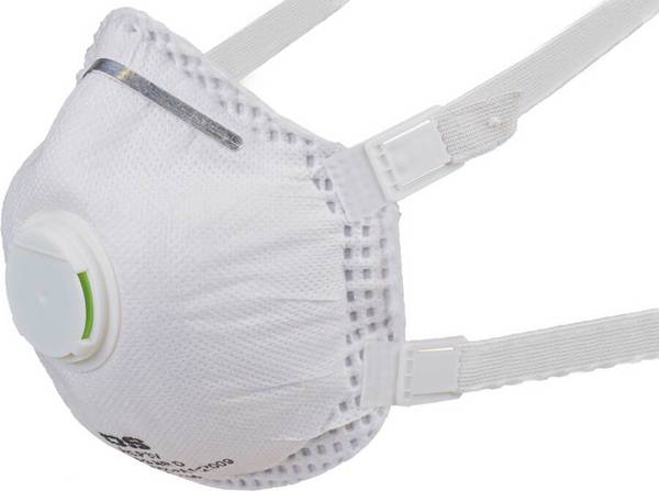 Atemschutzmaske Basic 70030119 Schutzklasse FFP3 Ausatemventil x Ausführung Muschelform
