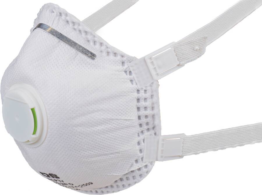 Atemschutzmaske Basic 70030119 Schutzklasse FFP3 Ausatemventil x Ausführung Muschelform-0