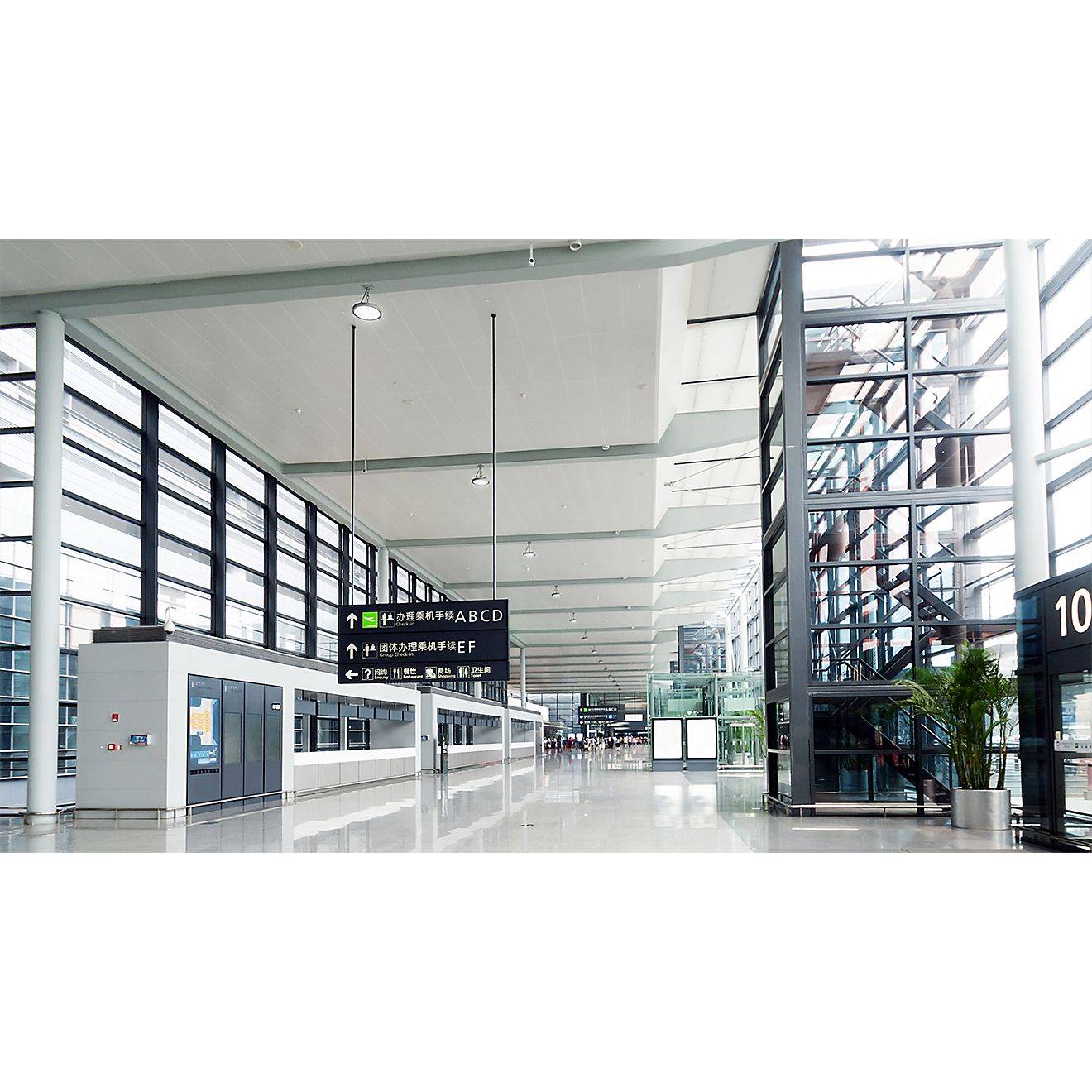 Philips LED-Highbay BY121P Coreline G5 Aluminium Grau 126W 20000lm 85x85D - 840 Kaltweiß | IP65-4