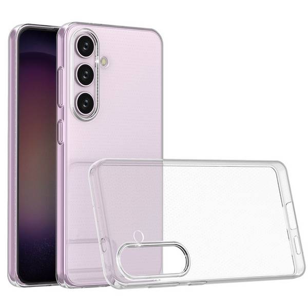 Für Samsung Galaxy S24 Silikon Schutz Transparent Handyhülle Cover Case TPU dünn