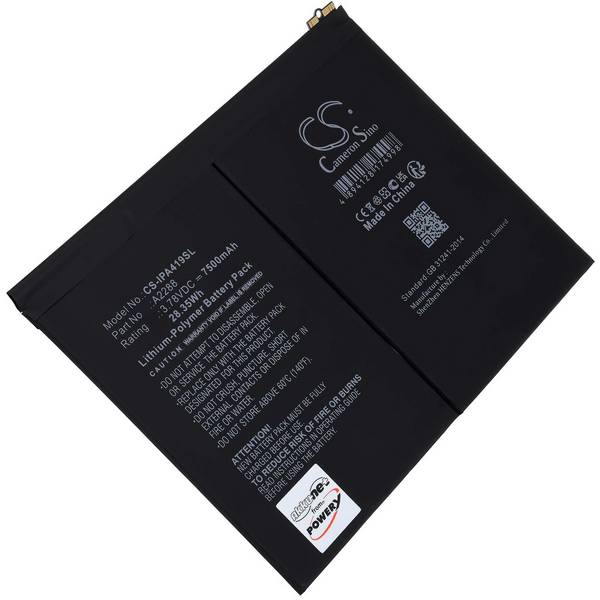 Akku für Tablet Apple iPad 13.1, iPad 13.2, 3,78V, Li-Polymer