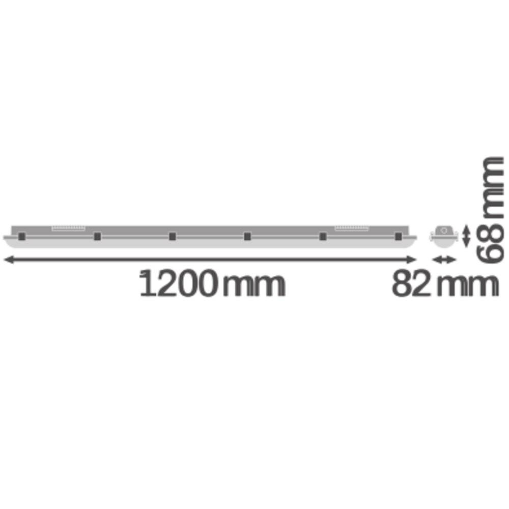 1St. Ledvance DP 1200 32W 830 IP65 GY 1200mm 3000K 4000lm RA>80 EEF G-1