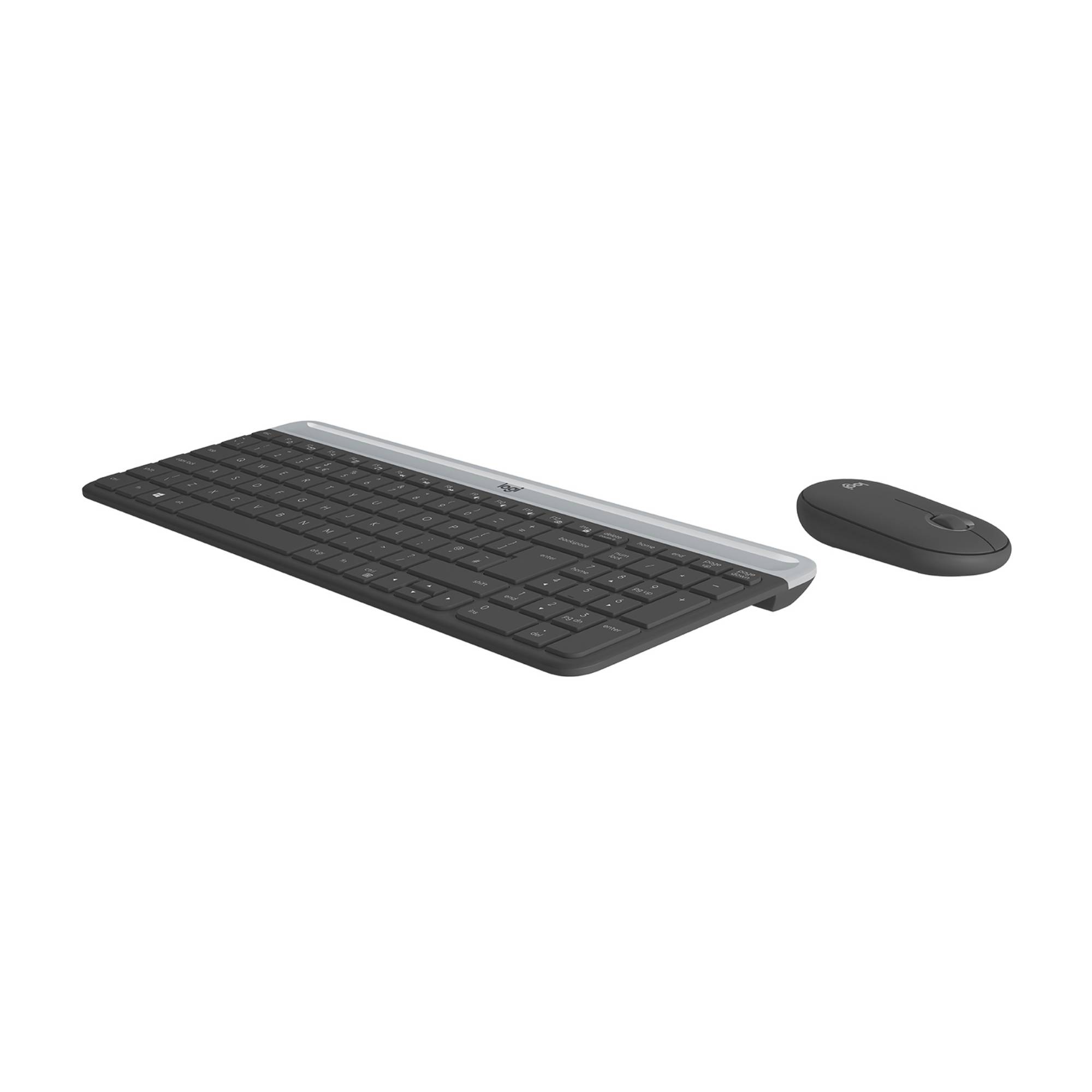 Logitech Slim Wireless Combo MK470 - Tastatur-und-Maus-Set-1