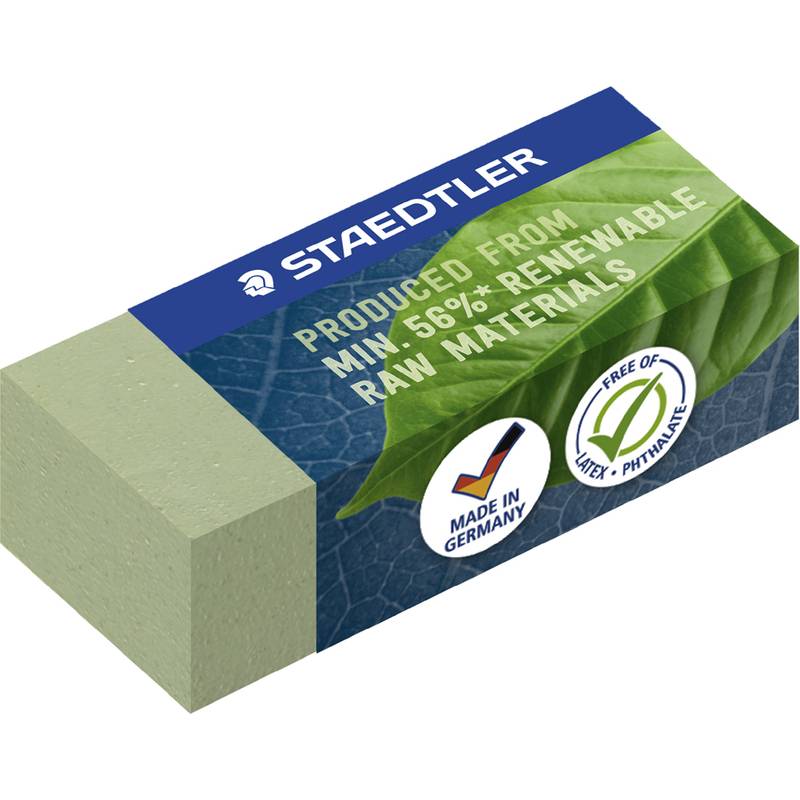 STAEDTLER Radierer, 43 x 19 x 13 mm, olivgrün-0