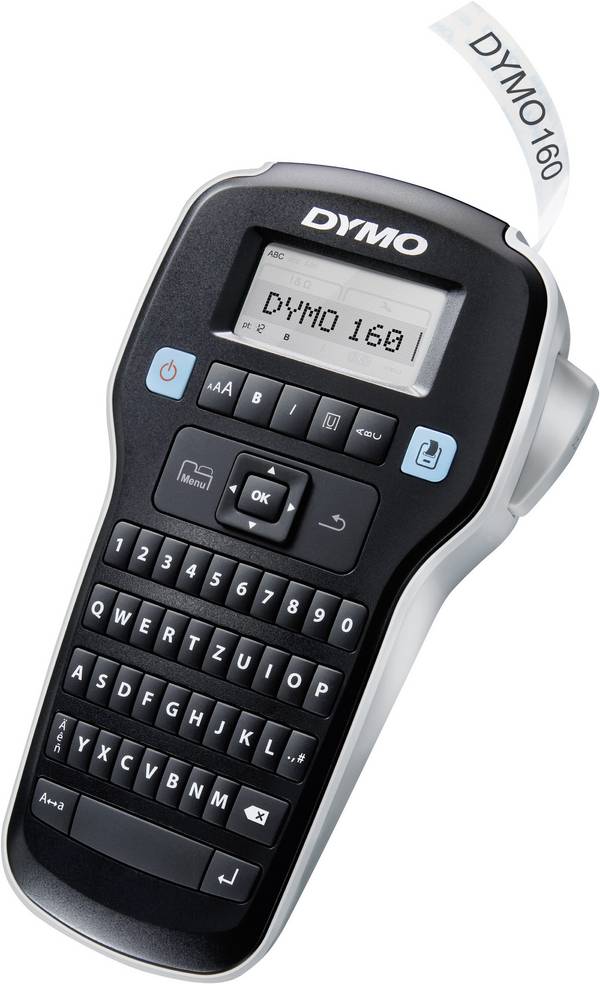 DYMO Labelmanager 160 Beschriftungsgerät Geeignet für Schriftband: D1 6 mm, 9 mm, 12 mm