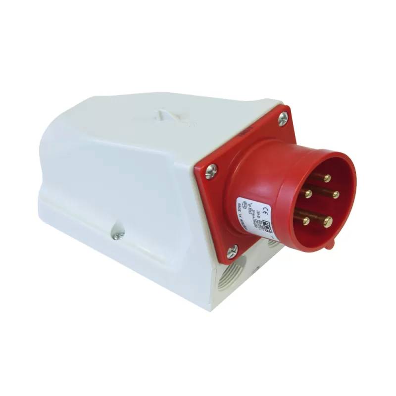 CEE Wandgerätestecker IP44 3-polig230V 6h blau G31S22-0