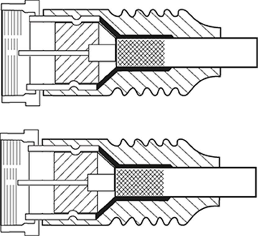 Goobay 60722 Antennenkabel F Stecker auf F Stecker SAT Kabel 80 dB Koaxialkabel Satellitenkabel Fernsehkabel Weiß 0,3m-2