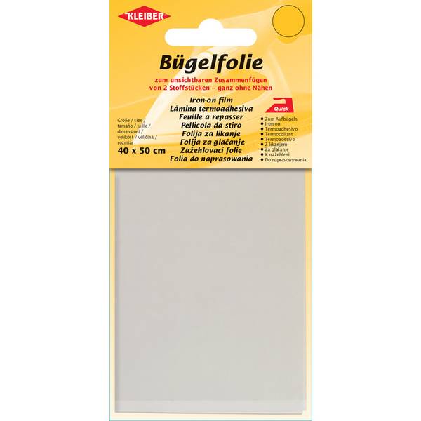 KLEIBER Reparatur-Bügelfolie, transparent, 400 x 500 mm (53500740)