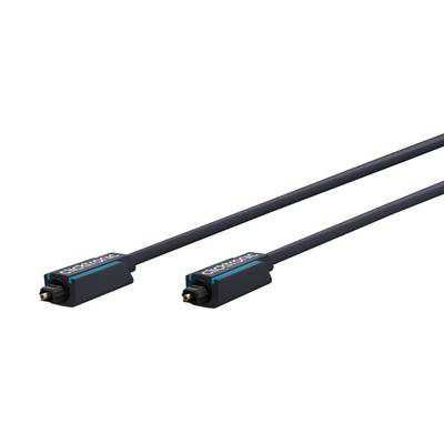 Clicktronic Toslink-Kabel Premium-Kabel | 1x Toslink-Stecker  1x Toslink-Stecker | 15,0 m | Polymer-Lichtwellenleiter 15